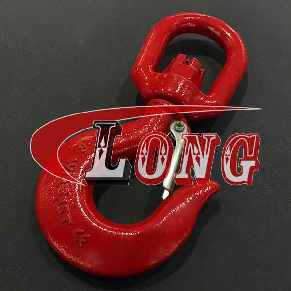 swivel lifting hook alloy grade 80with latch