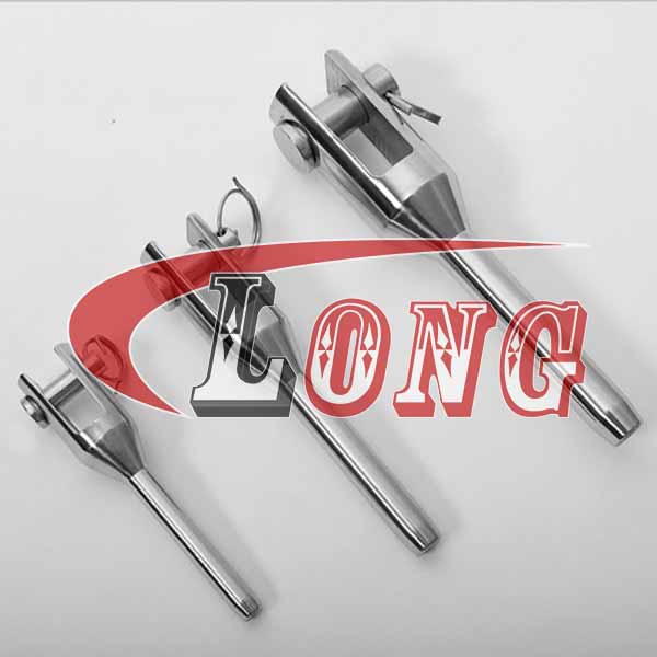 Stainless Steel Swage Machined Fork Terminal-LG RIGGING®