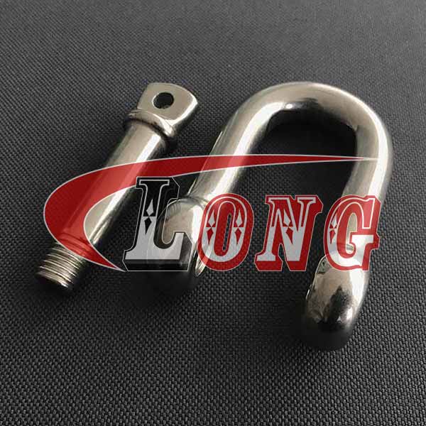 stainless d shackle screw pin
