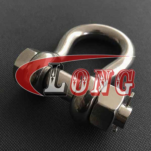 stainless steel bow shackle safety pin