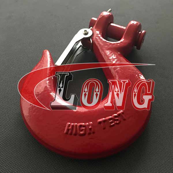Clevis Slip Hook with Latch Grade 43 High Test