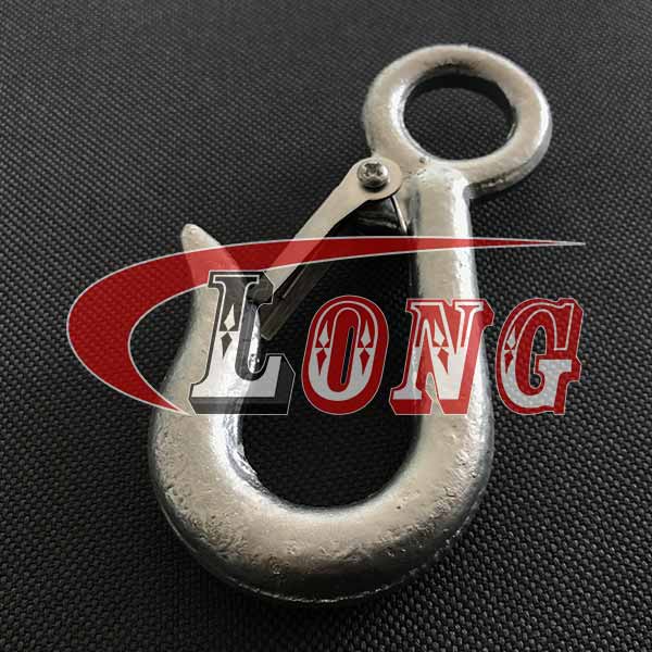 Forged Eye Snap Hook with Safety Latch