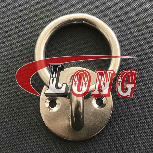 Stainless Steel Round Pad Eye Plate with Ring