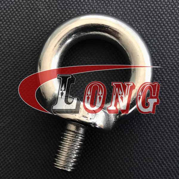 Lifting Eye Bolt DIN 580 UNC Thread Stainless Steel for Trawling Gear