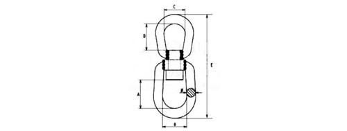 Specifications of Stainless Steel Swivel D Type Fishing & Trawling Gear