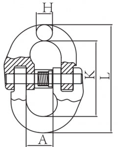 Specifications of G100 Connecting Link European Type