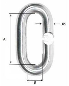 Specifications of Stainless Steel C Chain Link-China LG™