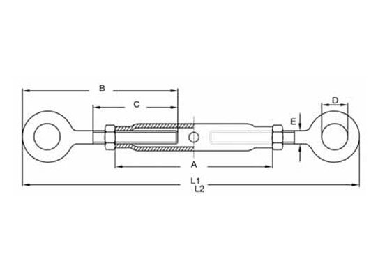 Specifications of DIN 1478 Turnbuckle Eye