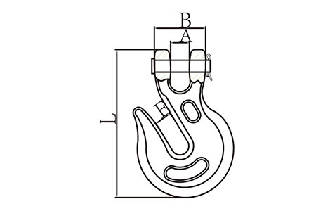 Specifications of Alloy Steel Clevis Grab Hook Grade 70