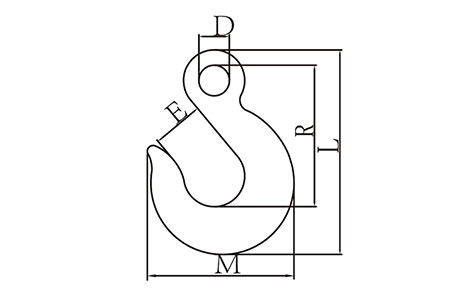 Specifications of Alloy Steel Eye Slip Hook Grade 70