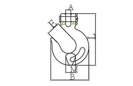 Specifications of Clevis Slip Hook Grade 70 Alloy Steel A-331