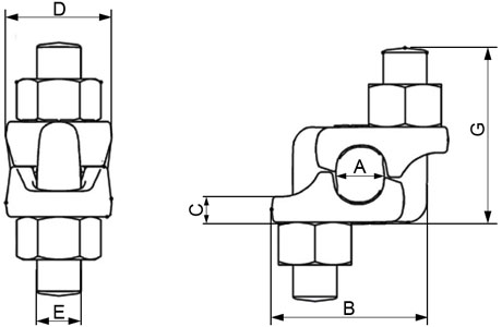 Specifications of Fist Grip Wire Rope Clips Hot Dip Galvanized