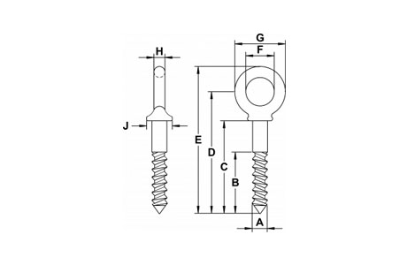 Specifications of Forged Screw Eye Bolts G-275 – China LG™