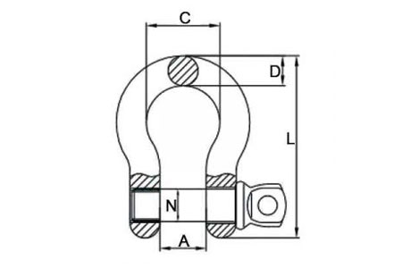 Specifications of Grade 80 Alloy Screw Pin Anchor Shackle