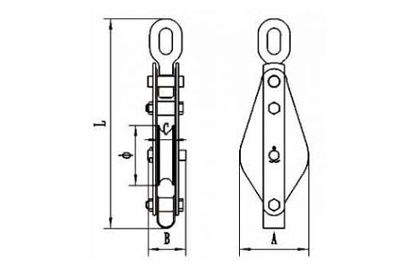 Specifications of Pulley Block Single Sheave With Eye 7011-China LG™