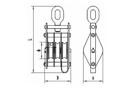 Specifications of Pulley Block Triple Sheave With Eye 7013-China LG™