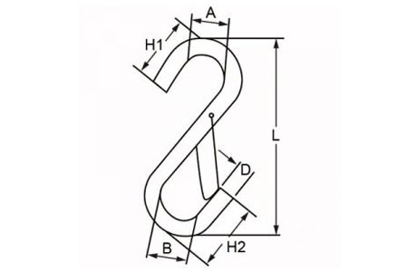 Specifications of S Hook with Wire Latch