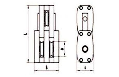 Specifications of Rectangular Body Wooden Block With Shackle-China LG™