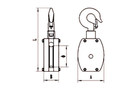 Specifications of JIS Ship Wooden Block Single With Hook-China LG™