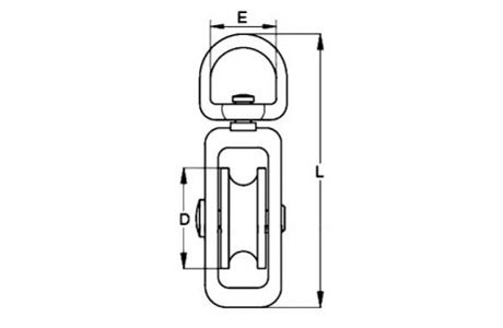 Specifications of Die Cast Nylon Pulley Single Sheave With Swivel Eye-China LG™