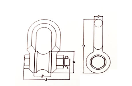 Specifications of Roller Shackle Pulley-RS Type-China LG™