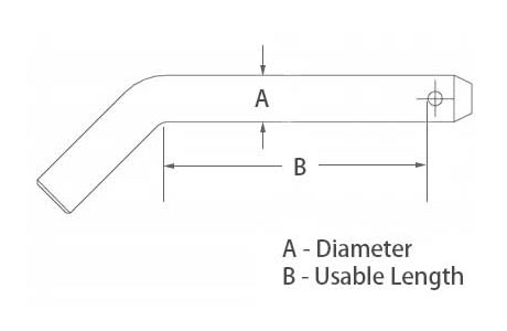 Specifications of Bent Hitch Pin Stainless Steel Fastener – China LG™