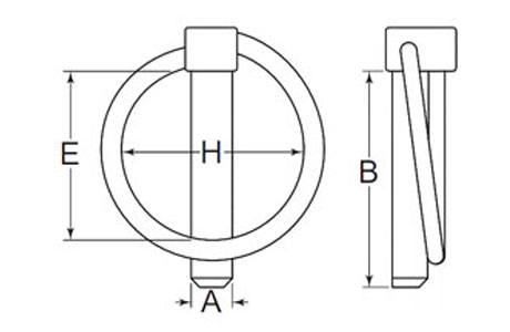 Specifications of Lynch Pin Zinc Plated – China LG™