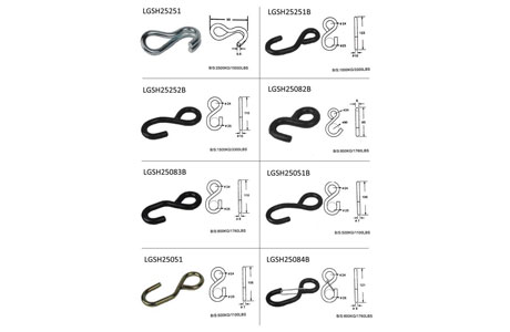 Specifications of Ratchet Buckle & All-Purpose Tie-down Ends