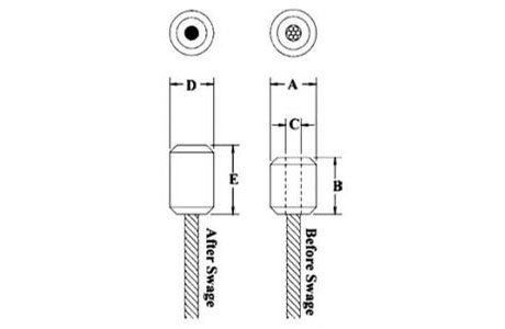 Specifications of Wire Rope End Stop Steel S-409-China LG™