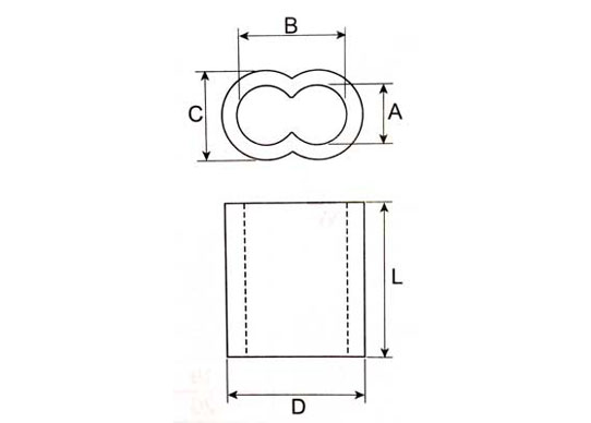 Specifications of Wire Rope Sleeve Double Barrel Ferrule-China LG™