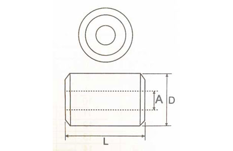 Specifications of Wire Rope Stop Copper Round Ferrule-China LG™