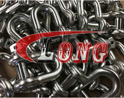 bulk photos of stainless steel forged chain shackle oversized screw pin china lg
