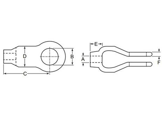 Specifications of Clevis End Fitting Blank Clevises – China LG™