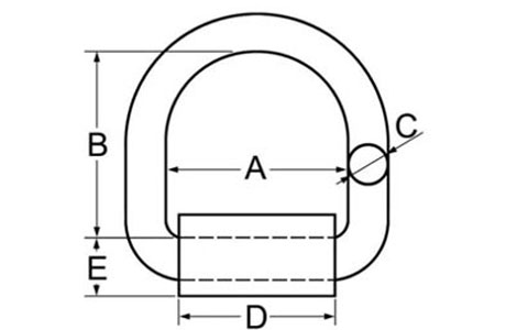 Specifications of Forged Weld-on D Ring–China LG™