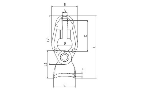 Specifications of G80 Chain Rope Connector