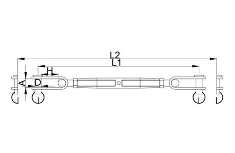 Specifications of Rigging Screw Toggle & Toggle Stainless steel