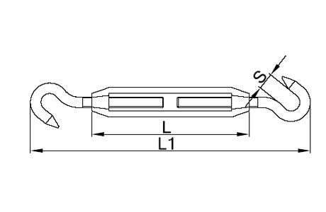 Specifications of Stainless Steel Commercial Turnbuckle European Type