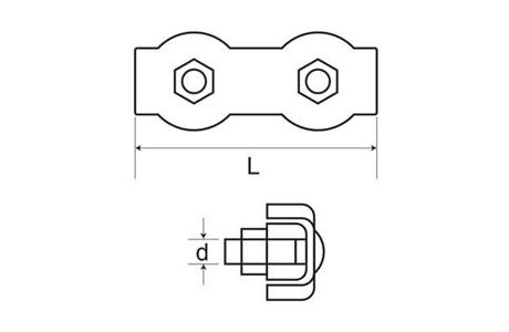 Specifications of Stainless Steel Duplex Wire Rope Clip