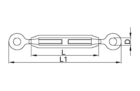Specifications of Stainless Steel Turnbuckle European Type Eye and Eye