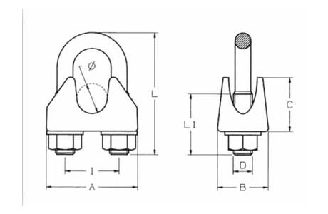 Specifications of Stainless Steel Wire Rope Clip DIN 1142/EN 13411-5
