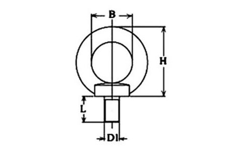Specifications of Stainless Steel Eye Bolt JIS 1168 Standard