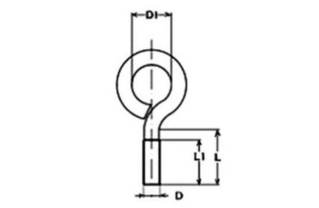 Specifications of Stainless Steel Eye Bolt Unwelded