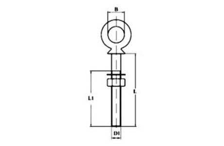 Specifications of Stainless Steel Forged Shoulder Nut Eye Bolt G-277