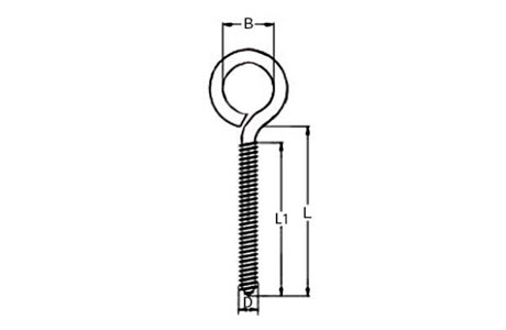 Specifications of Stainless Steel Lag Eye Bolt