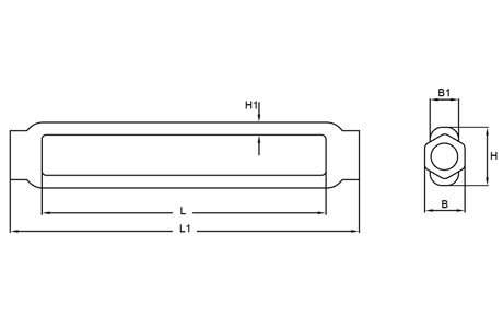 Specifications of Stainless Steel Turnbuckle Body US Type