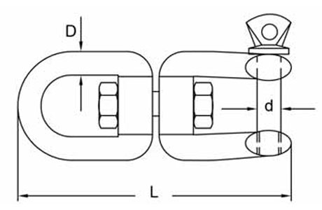 Specifications of Chain Swivel Jaw&Eye Stainless Steel-China LG™