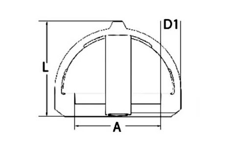 Specifications of D-Ring Thimble with Tube Cast Stainless Steel