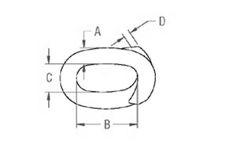 Specifications of Stainless Steel Repair Lap Link