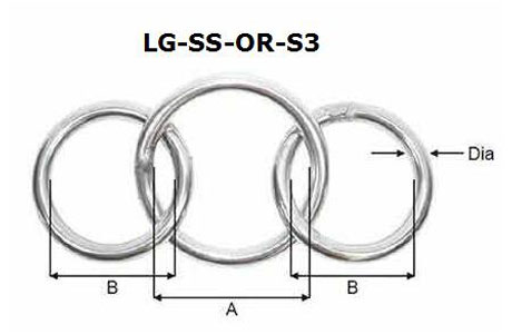 Specifications of Stainless Steel Round Ring For Trawling Net-China LG™