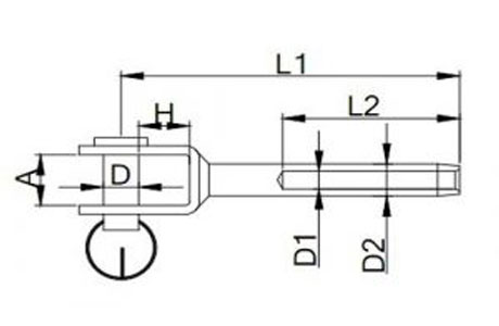 Specifications of Stainless Steel Swage Jaw Terminal